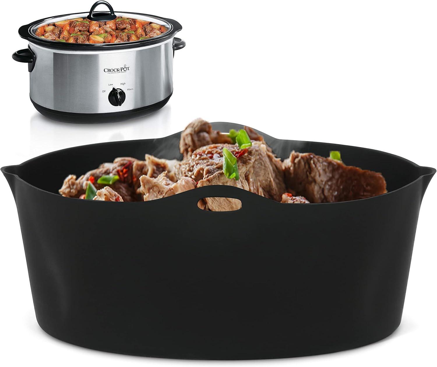 Reusable Silicone Slow Cooker Liners for 78 Quart Crock