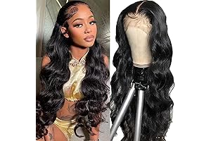 Saiwini Glueless Body Wave Wigs 13x4 HD Lace Front Wigs 180%