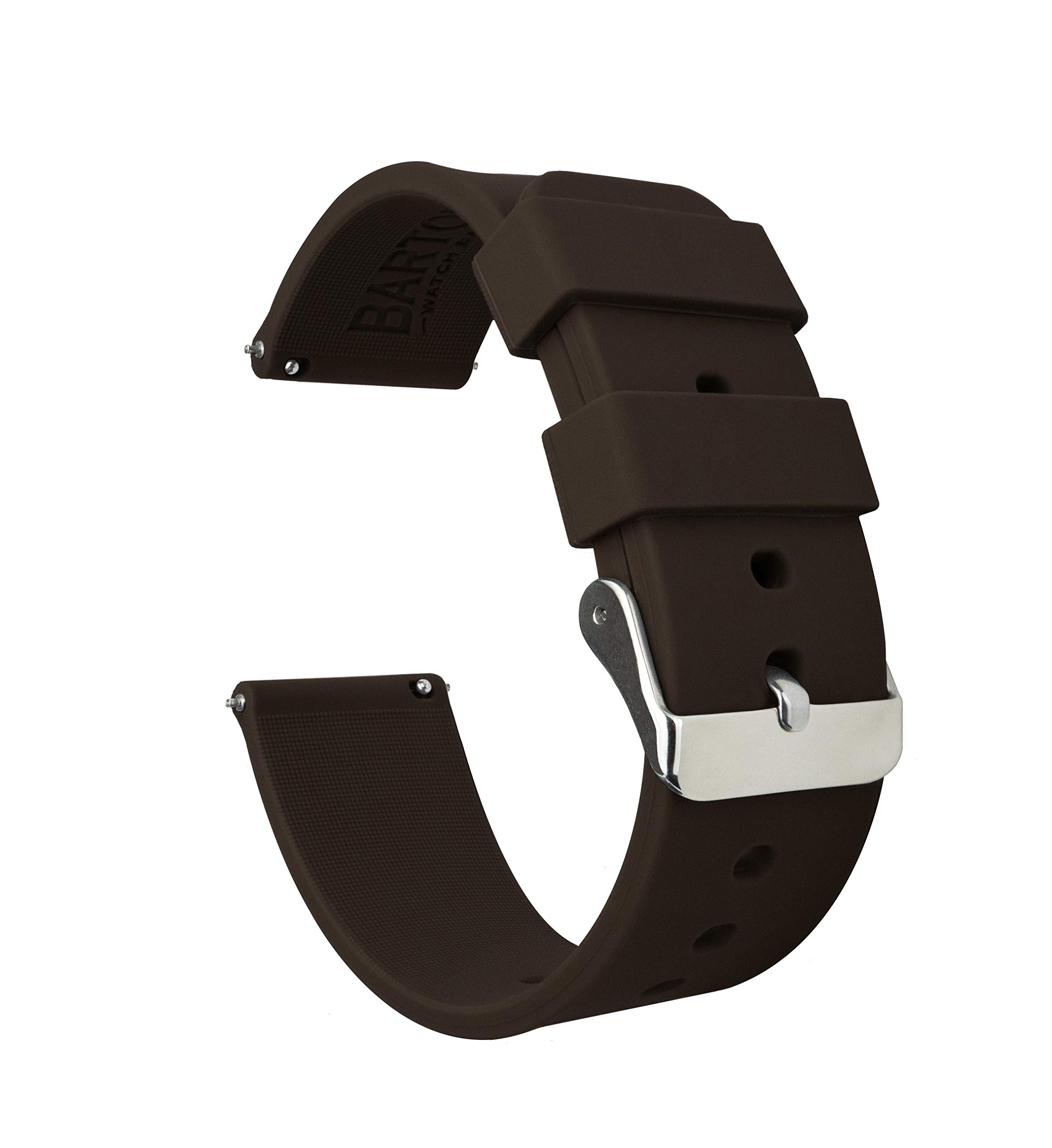 BARTON WATCH BANDS - Soft Silicone Quick Release Straps