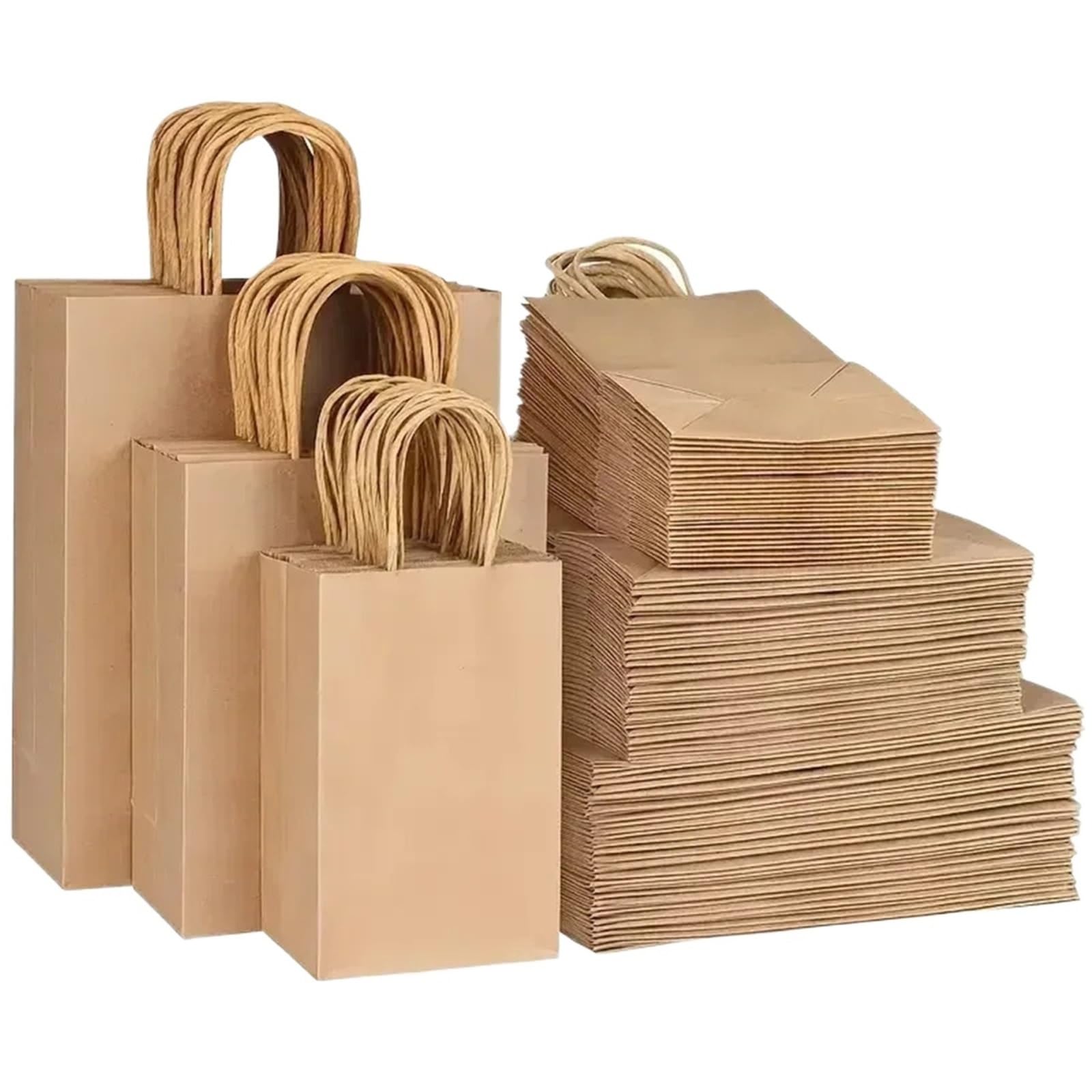 Bolsa Regalo 10/20/50 Bolsas De Regalo for Fiestas. | Compras de papel reciclable for regalo de cumpleaños, regalo Godie Packaging(50pcs)