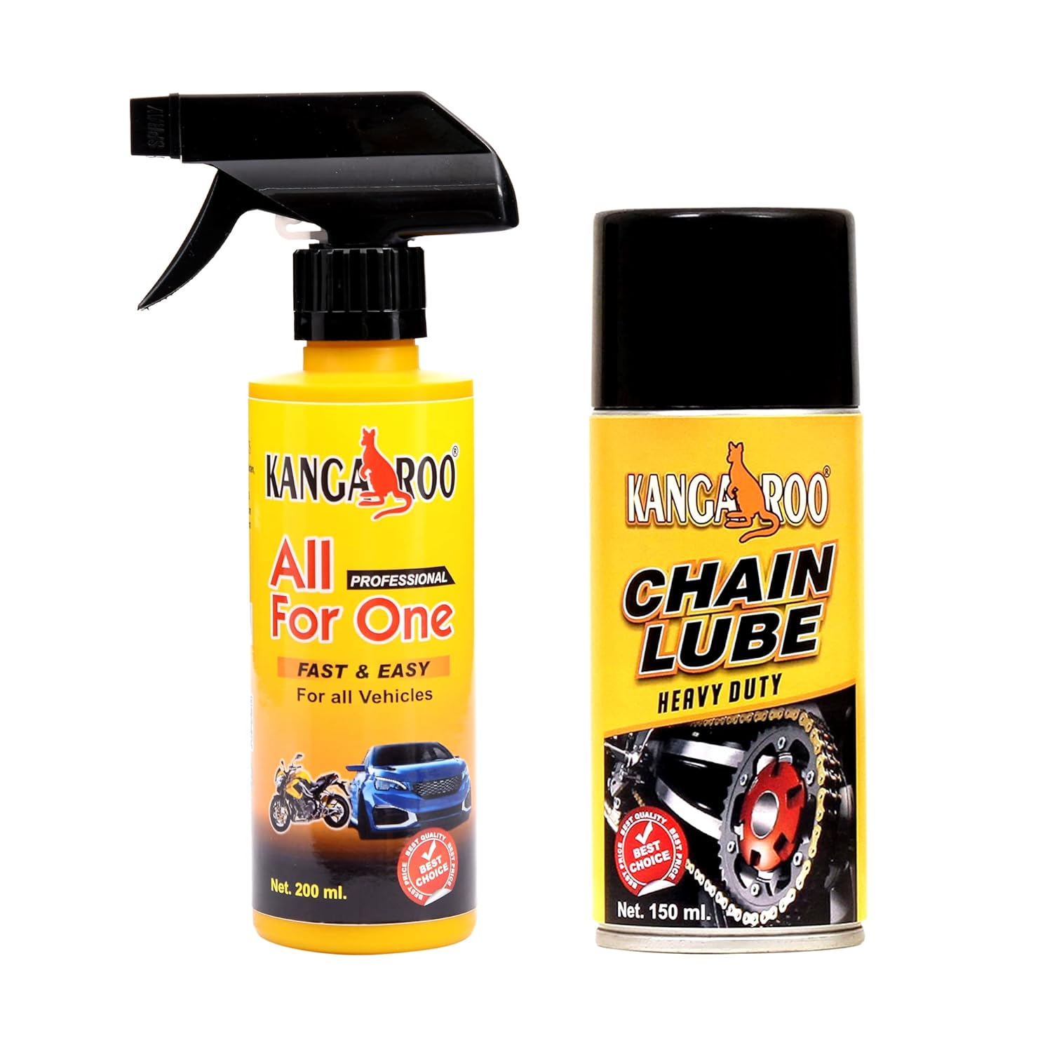 Kangaroo® All for One (Chain Lube 150 Ml + AllforOne 200 Ml