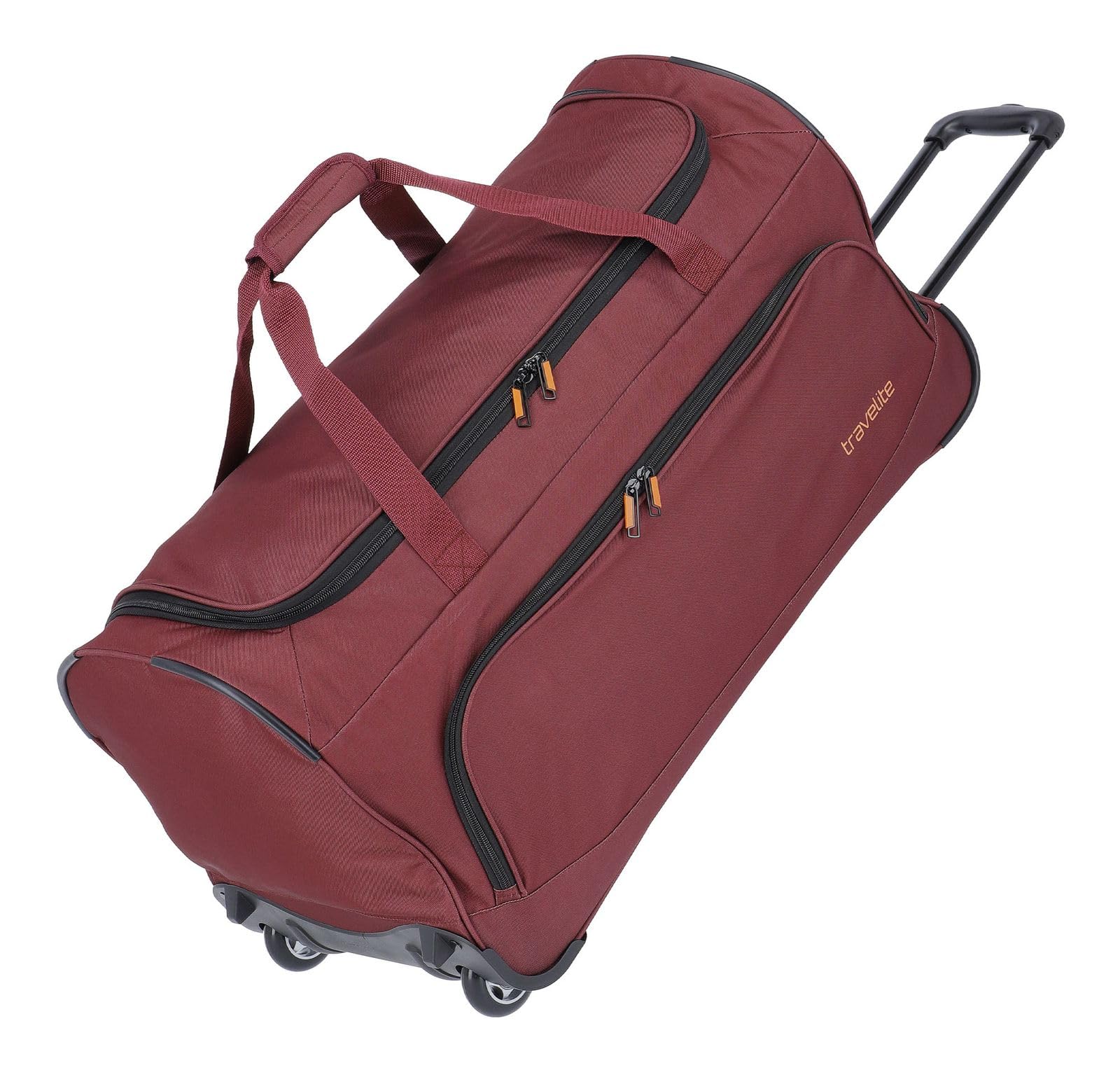 Travelite Basics Fresh torba podróżna na kółkach, 71 cm, bordowy, 71 cm, torba podróżna na kółkach