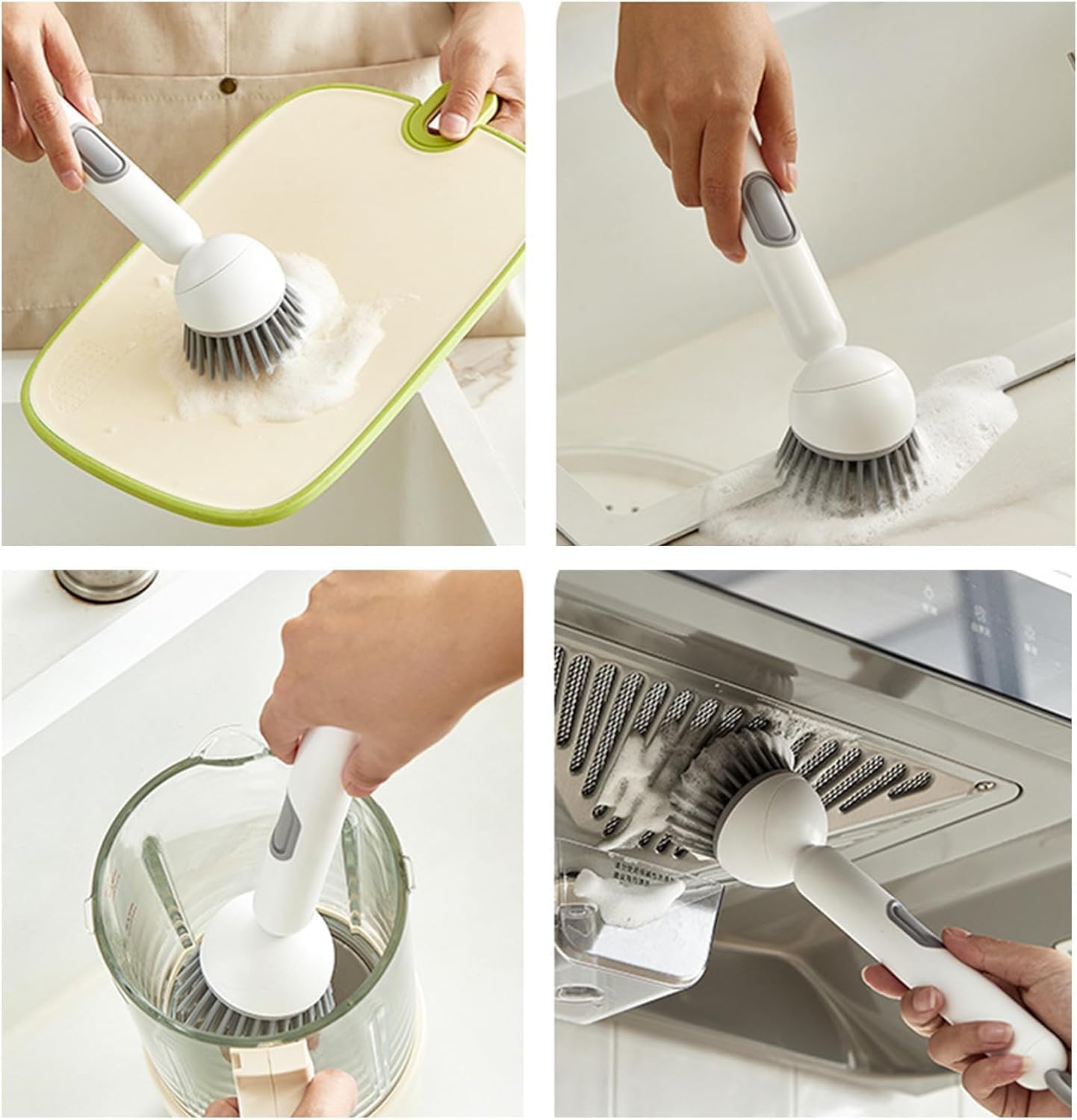 TREVIAH Dish Brush with Soap Dispenser - FREE SHIPPING -9