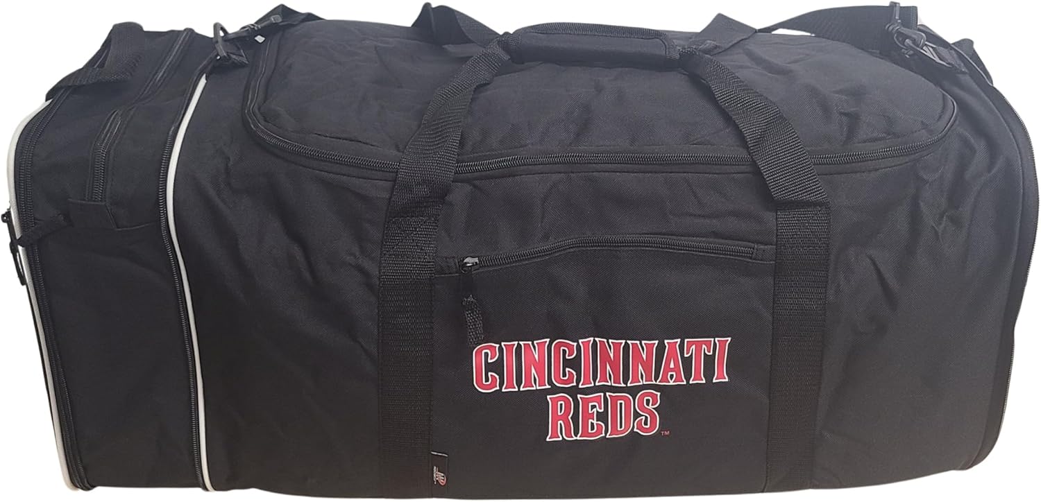 Officially Licensed MLB Extended "Steal" Duffel Bag (Cincinnati Reds)