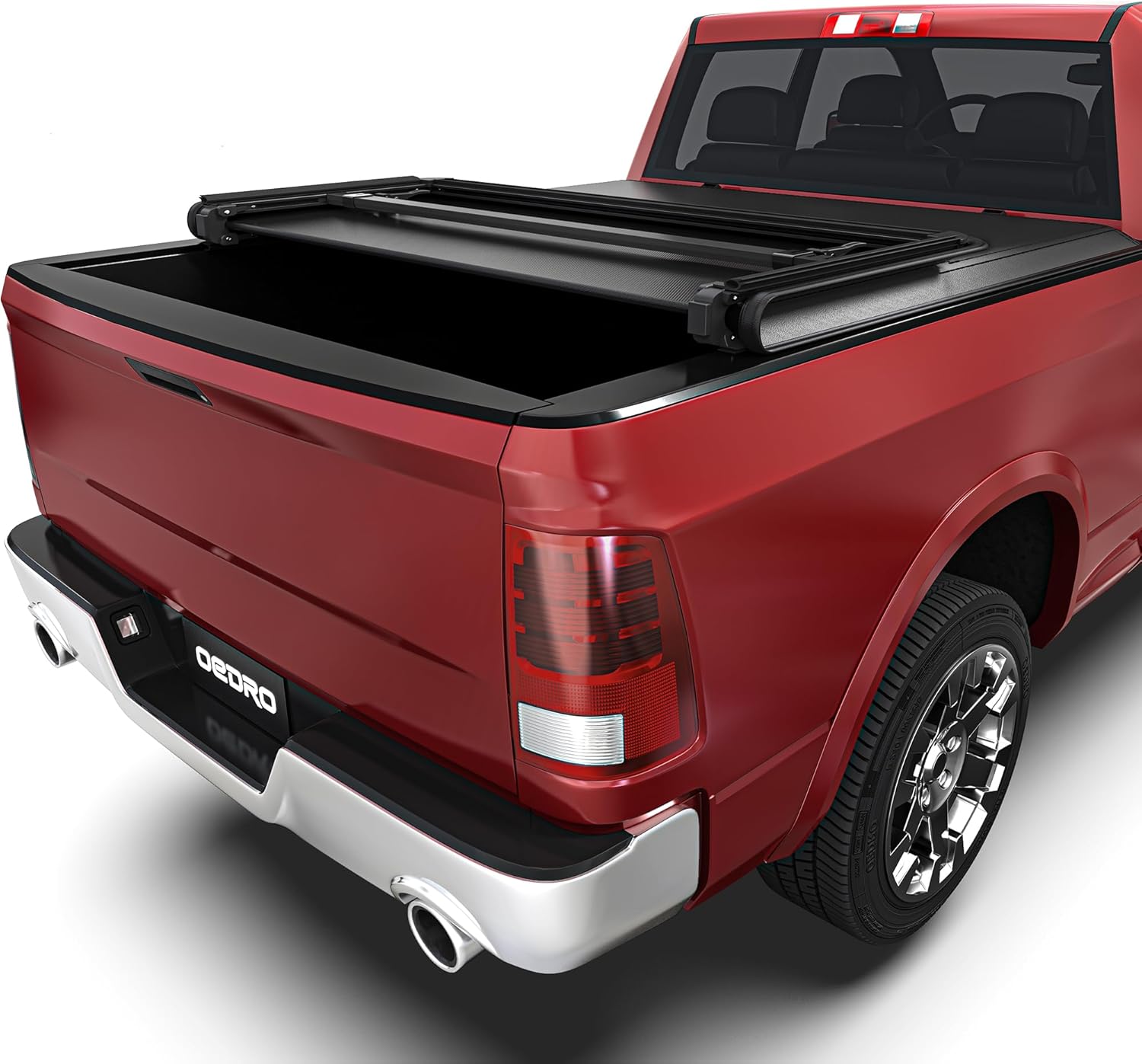 OEDRO Soft TriFold Truck Bed Tonneau Cover Fits for Dodge