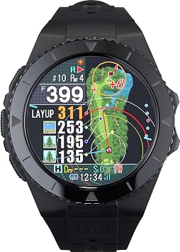 Shot Navi EXCEEDS Golf GPS Navigation Watch, 1.4-Inch Large Color LCD Screen, Touch Panel, Equipped with M10 Latest GPS Chip