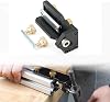 Aluminum Profile Tapping Aid Tool | Tap Guide Jig for 203040 Series Aluminum Profiles | Φ6.2mm Stainless Steel Sleeve | CNC Anodized Aluminum Body | Threading Locator for Precision Tapping