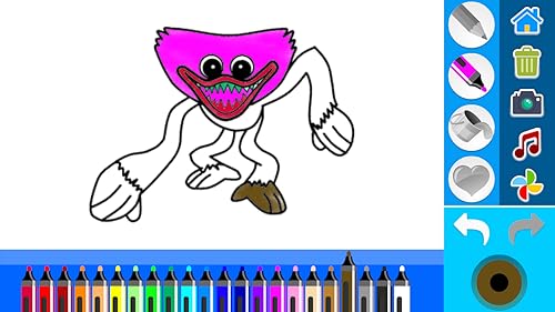 Poppy Huggy Wuggy Playtime Coloring Book