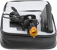 Vista 6 de Faro de clip de plástico para lupa binocular con bolsa (negro)