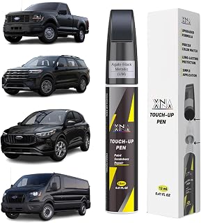 Agate Black Metallic(UM) for Ford Touch Up Paint, Car Scratch Remover for Nicks and Chips Repair, 2-In-1 Quick & Easy Fix Car Scratch Repair Kit with Exact Color-Matched