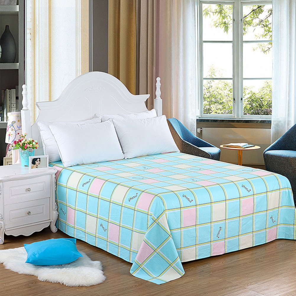 Draps en coton pur grattage abrasif 200x230cm pour lit double