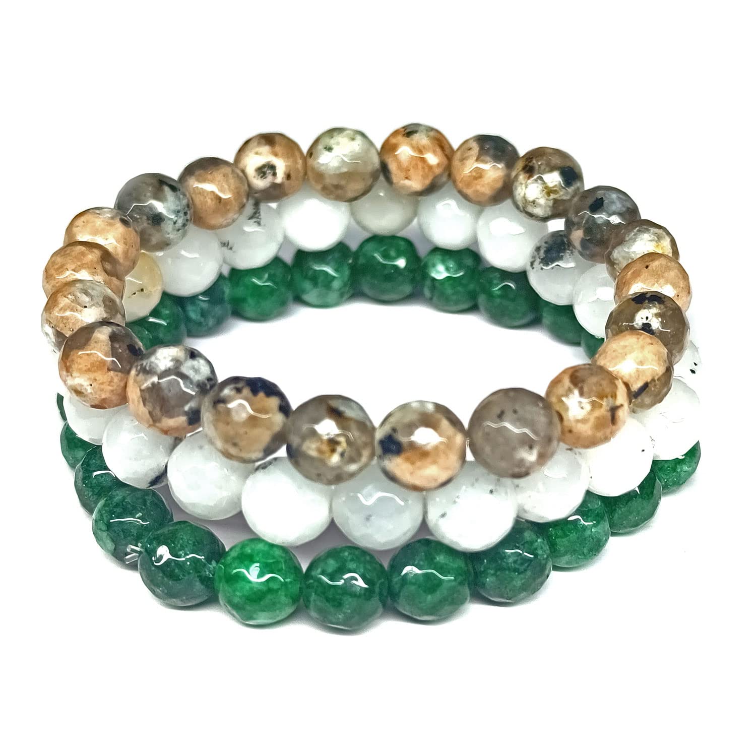 DAIVYA WELLNESS Jewellery Bracelet for Women and Men (Pack of 3 Bracelet) : Natural Healing Stone Bracelet with Reiki | Multicolour | Fashion Jewellery (B0C2VT3KDD) Amazon Price History, Amazon Price Tracker