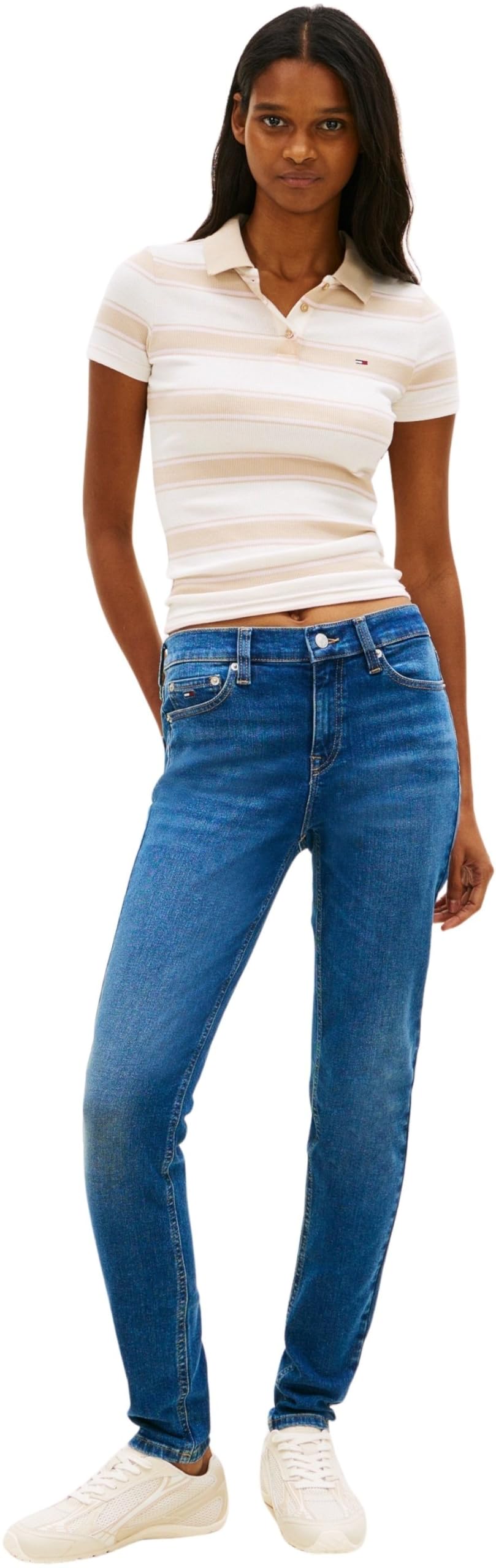 Tommy Jeans Nora Mr Skny Bi0252 Dw0dw22772 - Ceñido Mujer
