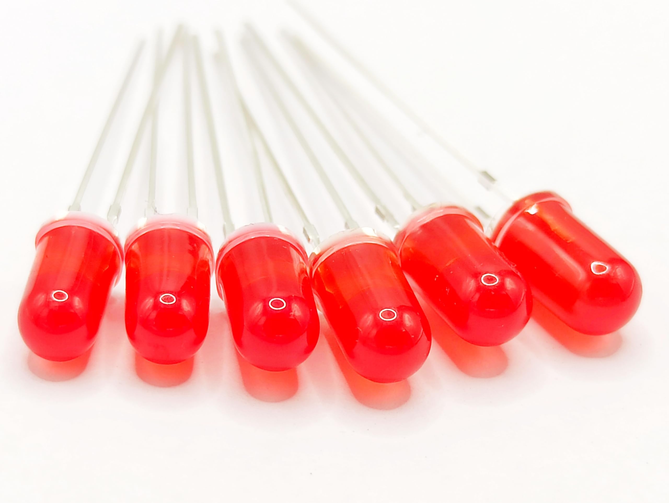Lalitha Diffused 5mm LED diodes Low Voltage Diffused Diode for, Indicator Lights, Science Project Experiment LED Assortment Kit Electronics Components, (25pcs each color - Total 100 + 10free) - Image 6 thumbnail