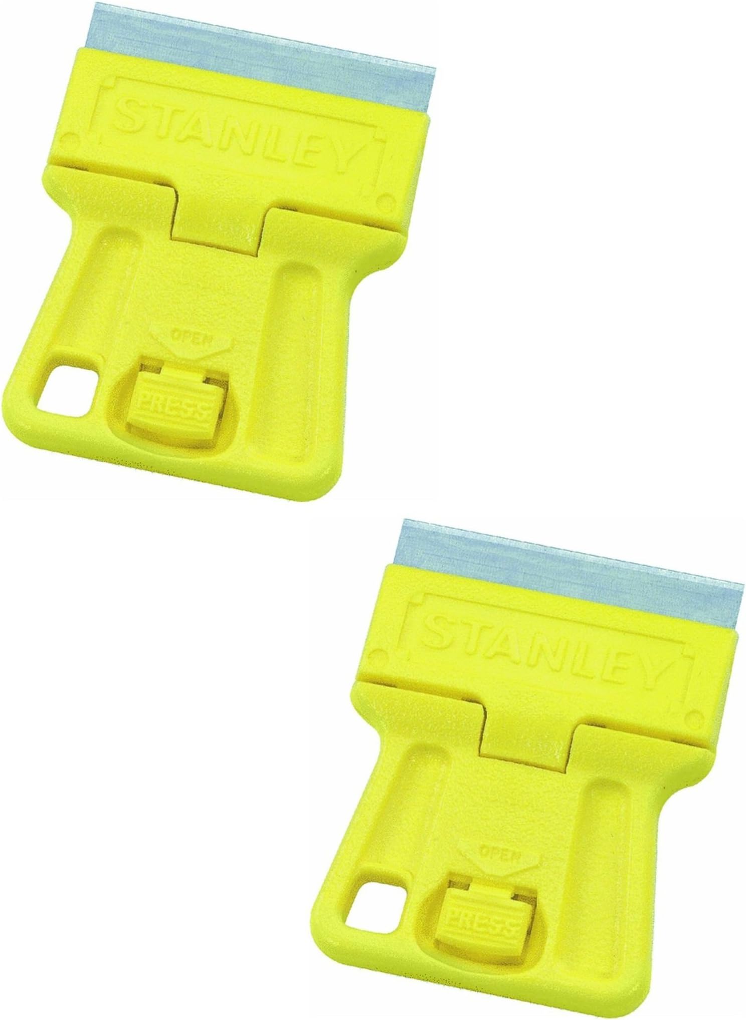 Stanley 28-100 1-3/16" High Visibility Mini Razor blade scraper,yellow,2