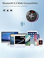 Vista 7 de Altavoz de ducha Bluetooth MuGo, sonido estéreo HD 360°, altavoz inalámbrico impermeable IPX7 Bluetooth 5.3 con luces RGB, ventosa y micrófono