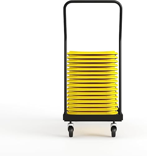 Vista 18 de Black Folding Table Dolly for Round Folding Tables or 4-6 FT. Rectangular Folding Tables