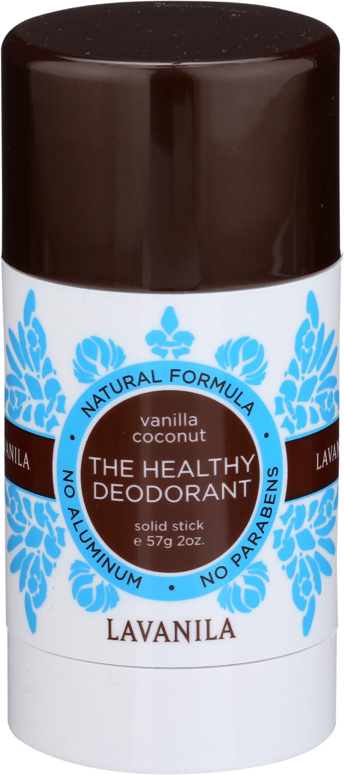 Lavanila - The Healthy Deodorant. Aluminum-Free, Vegan, Clean, and Natural - Vanilla Coconut 2 oz