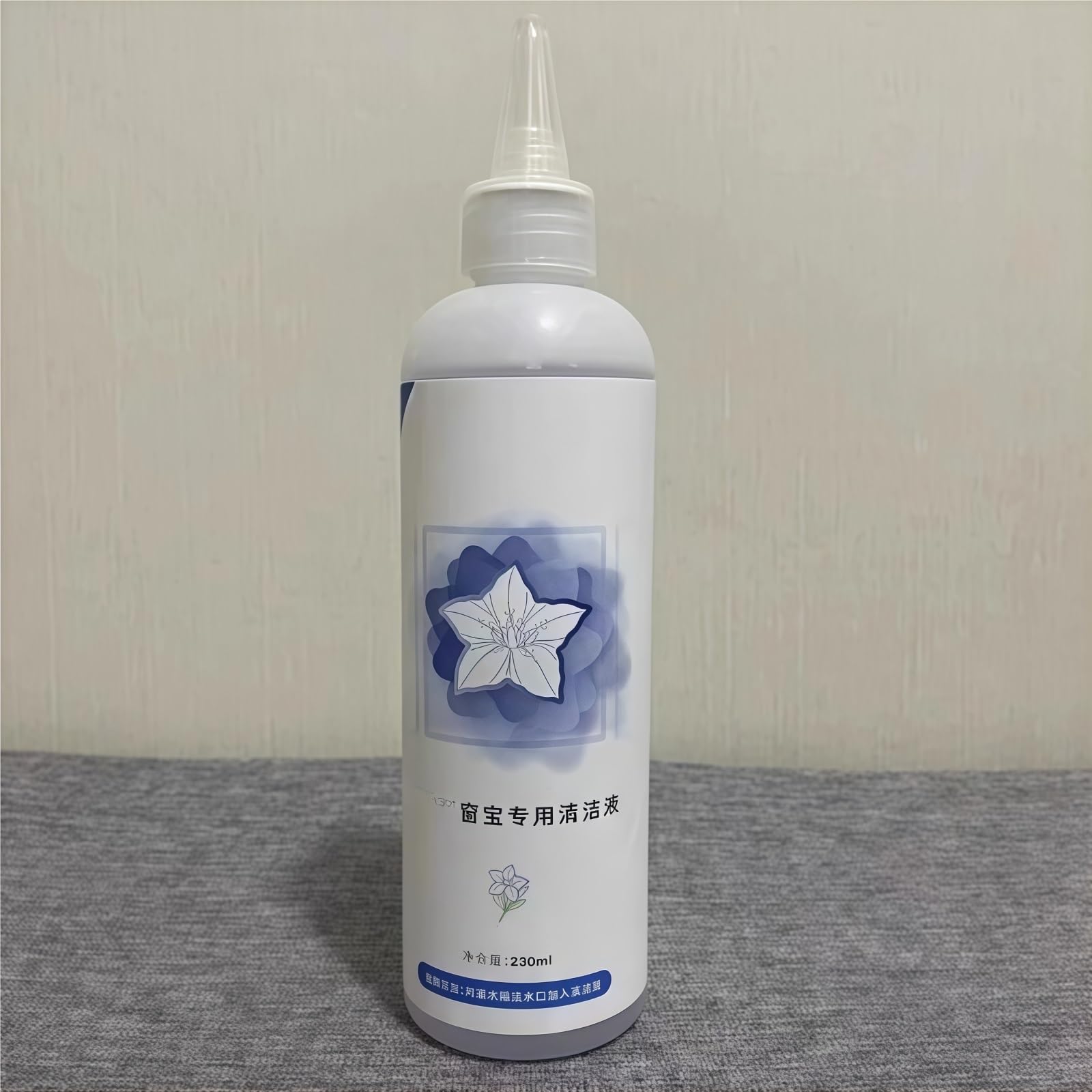 1-5 Flaschen à 230 ml Fensterreiniger, kompatibel mit ECOVACS. W1S W1 PRO W2 PRO Hellblauer Windspielduft Fensterputzroboter Spezialreinigungsflüssigkeit(230ML 5pc)