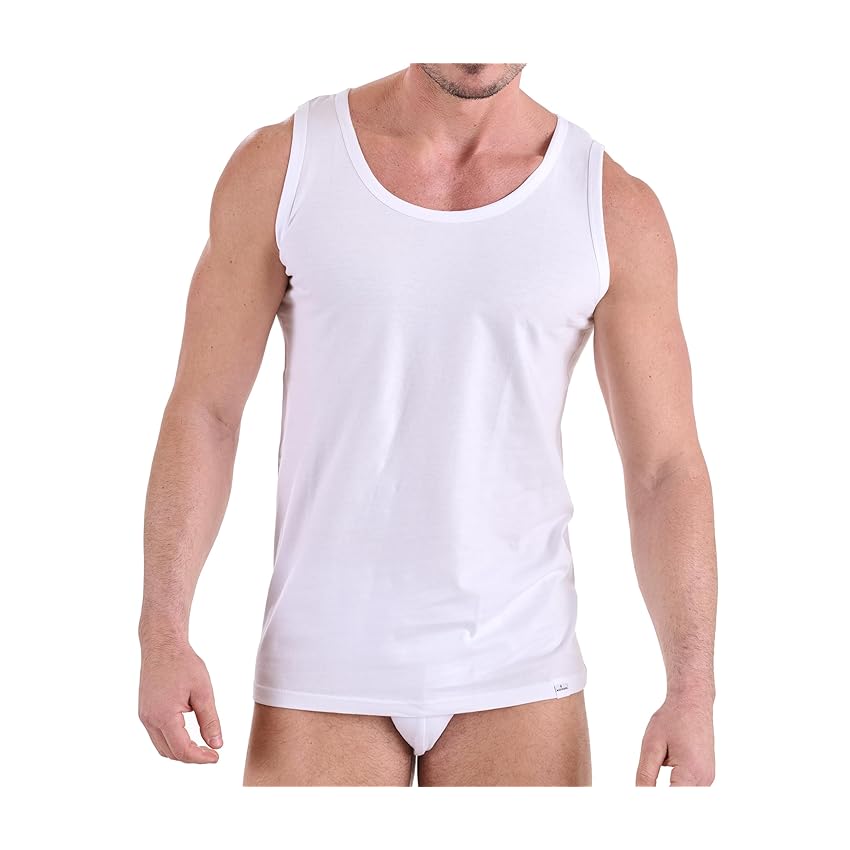 Navigare 511 (Pacco Da 3), Canottiera Uomo, Bianco (White), M confezione da 3