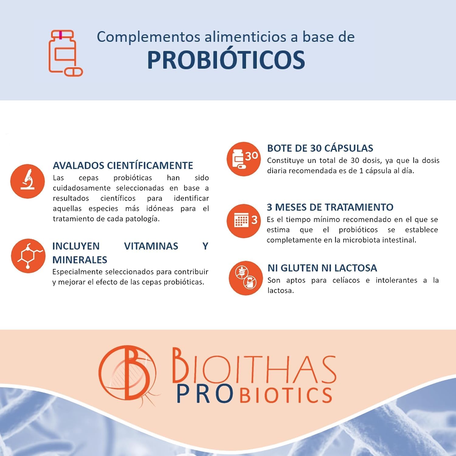 HAIR - Probiótico para la caída del Cabello [Avalado Clínicamente] con Zinc y Biotina para el Mantenimiento de un CABELLO Saludable | Fortalece y Reduce la Caída | 3 Envases de 30 Cápsulas