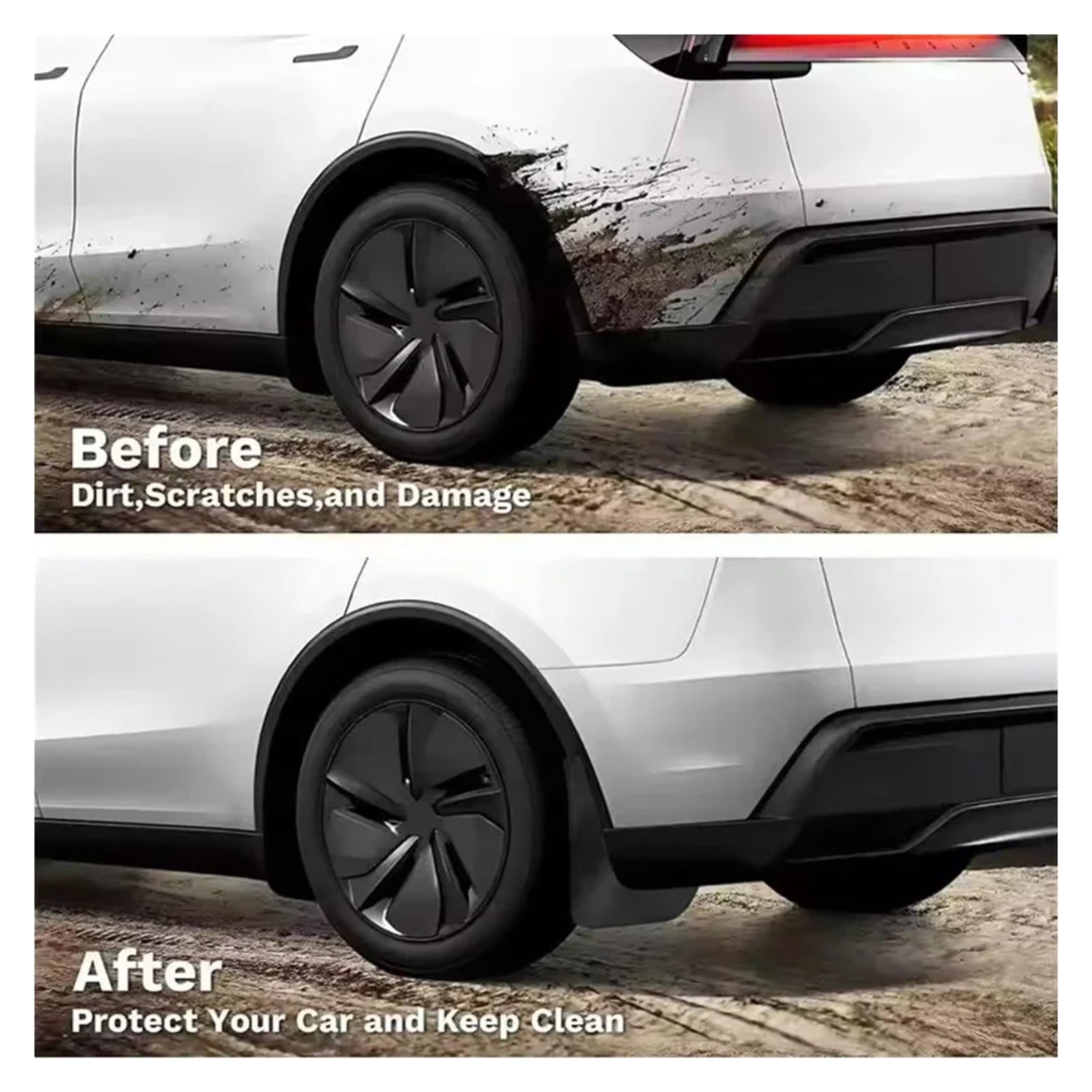 Auto-Schmutzfänger Reifen Kotflügel Wasserdicht Verhindern Schlamm Spritzen Zubehör für Xiaomi YU7