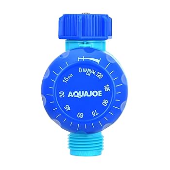 Amazon.com : Aqua Joe AJ-WTX2 Set of 2 Manual Water Timers