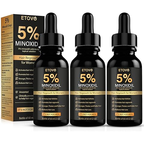 5% Minoxidil for Women Hair Growth Serum Topical Minoxidil Hair Regrowth Thicker Pr...