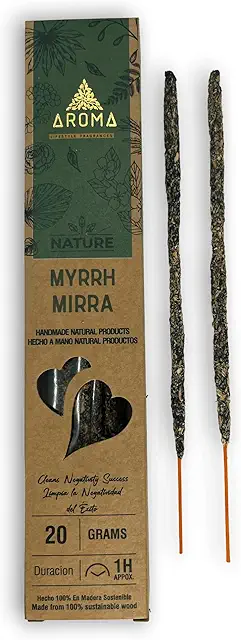 Encens Myrrhe Bio - Boîte de 20 g HOSTENATURA