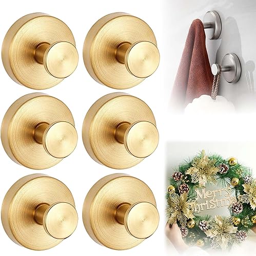 Miniatura 7 de Ganchos de ventosa para coronas en vidrio, ganchos de ducha mejorados sin taladro para ducha, gancho de ventosa de acero inoxidable impermeable