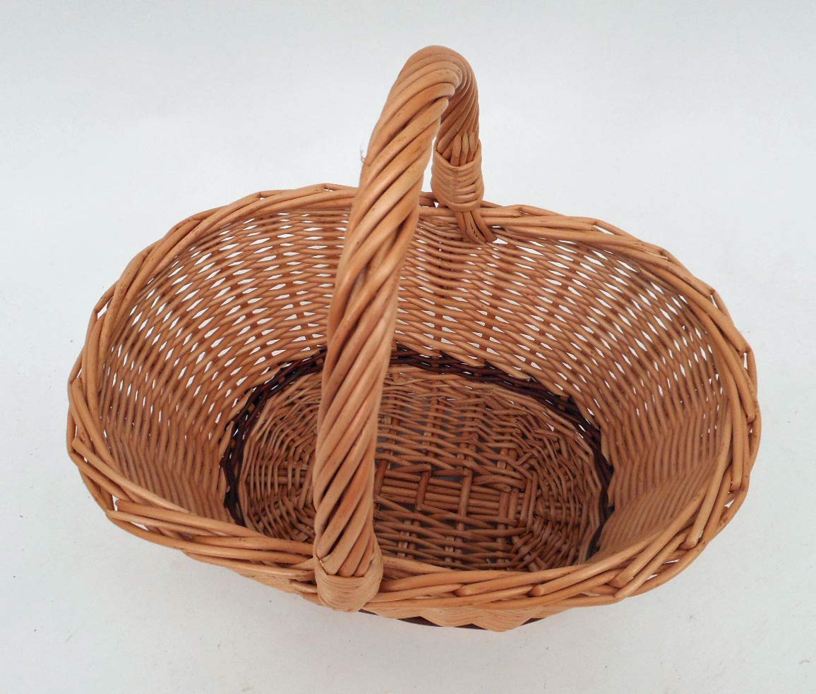 Panier ovale osier buff L.25 cm - Enfant