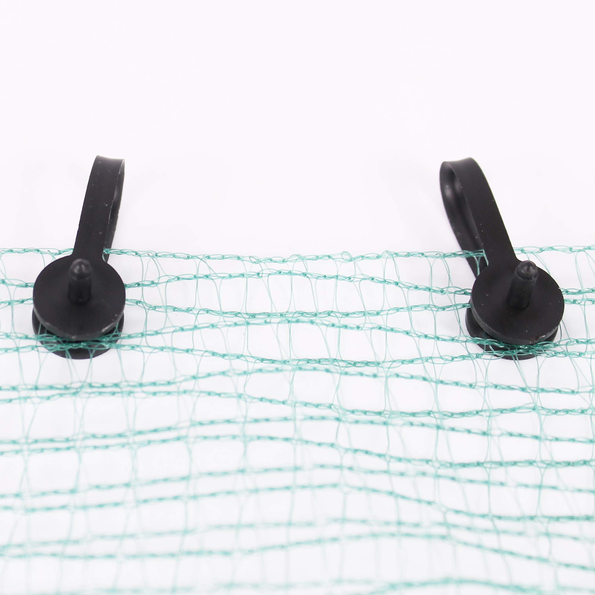 Gardening Naturally Plastic Netting Clips In Black Great For Attaching Netting Together Different Packs Available (Pack Of 20)
