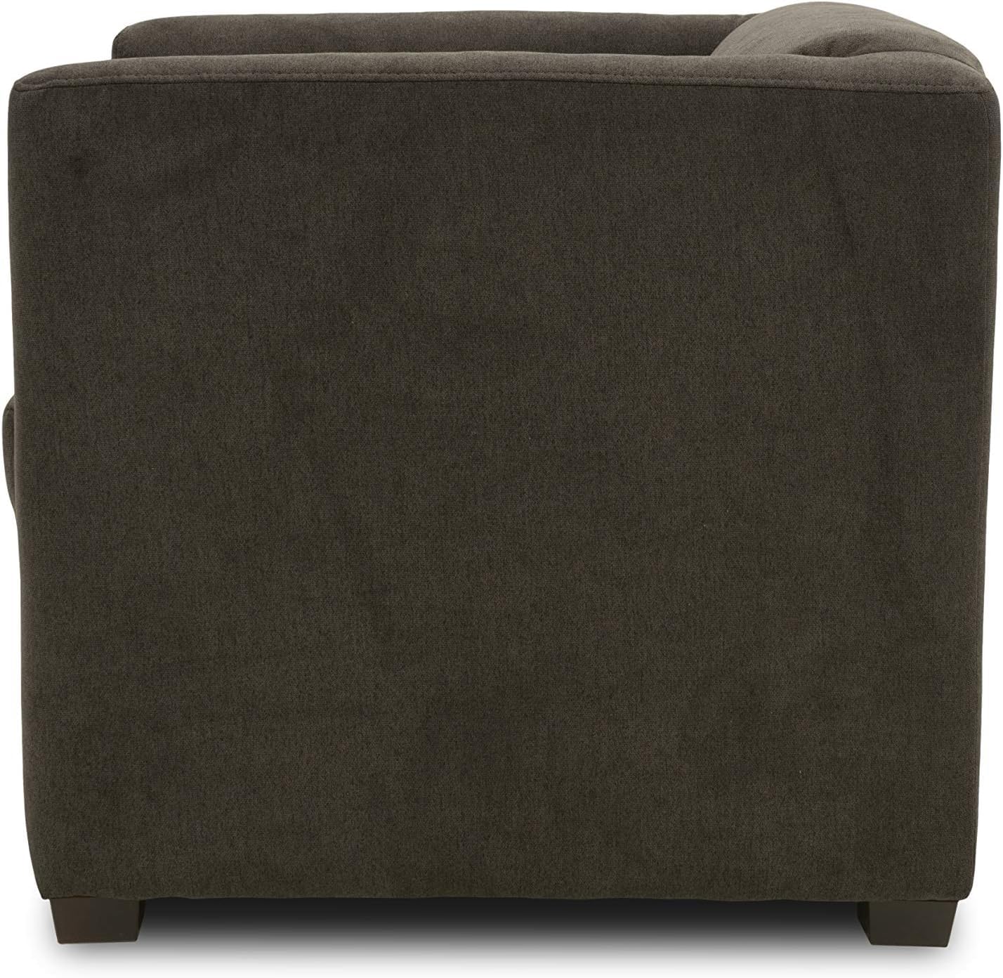 DOMO. collection Poltrona Bob FK, piccola poltrona retrò con braccioli e nucleo a molla, poltrona imbottita, poltrona da cocktail, poltrona lounge, 73 x 75 x 69 cm (larghezza x profondità x altezza),