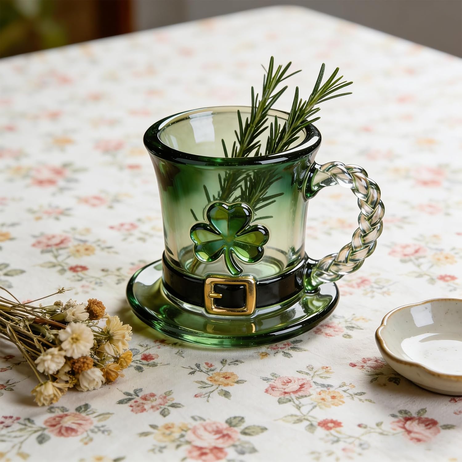 Capricious Clovers Leaves Shape Tumblers with Paper Drinking Cup Great for Graduation Wedding Presents Halloween Themed