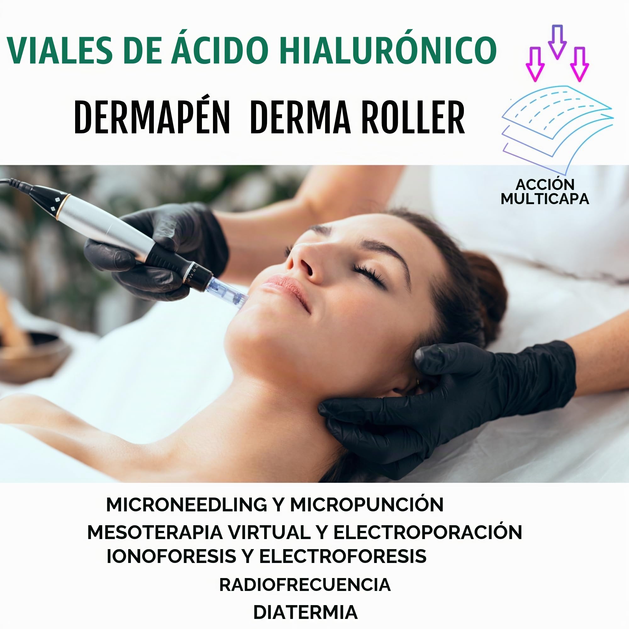 KFS Viales Triple Serum Facial Acido Hialuronico - Niacinamida - Pantenol