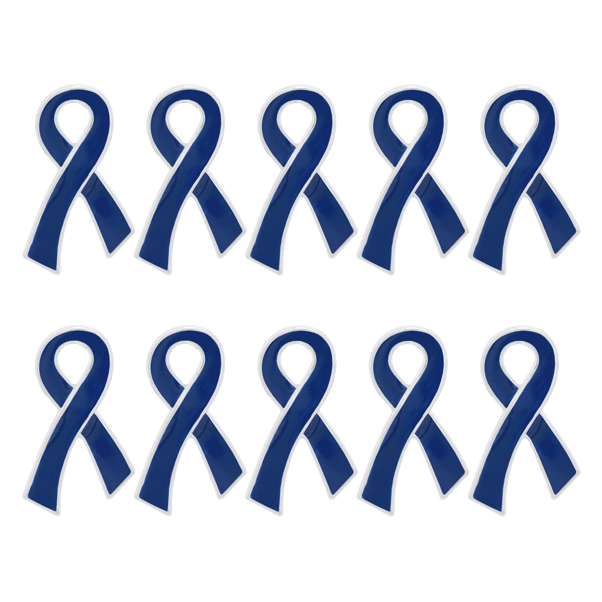 Ribbon Pins 1/5/25/100 for Cancer &amp; Disease Awareness - Various Causes - Bulk Quantities Available for Support Groups and Fundraising
