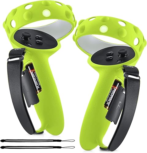 Miniatura 6 de for Oculus Quest 2 Accessories Silicone Face Cover VR Shell Cover Touch Controller Lengthening Grip Cover with Battery Opening Adjustable with