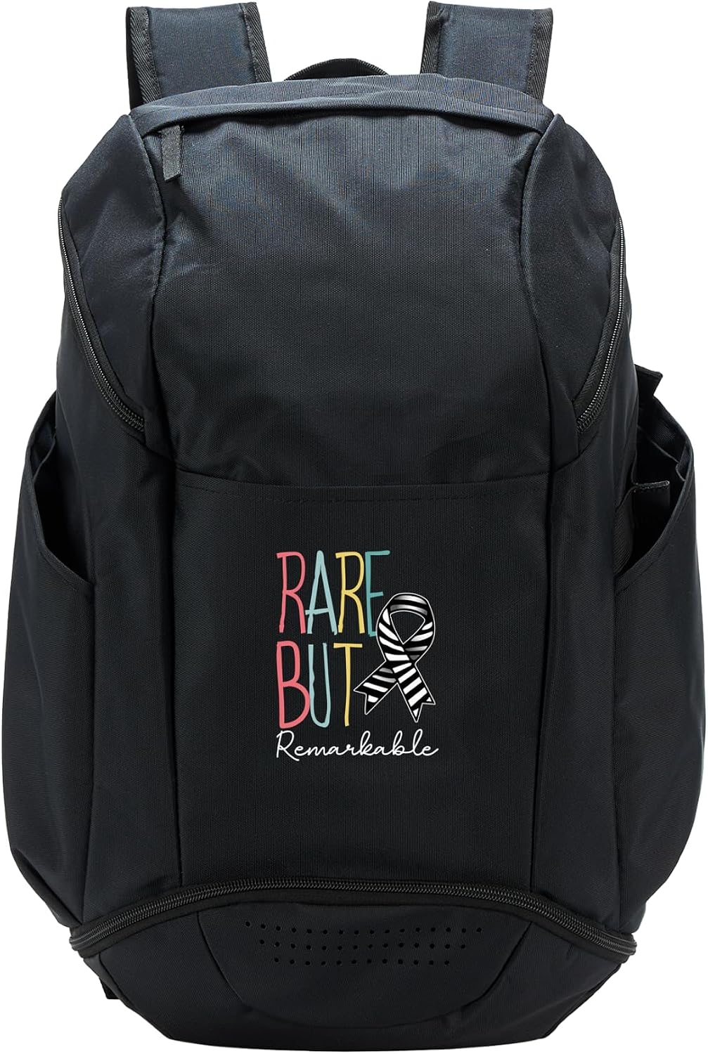 Rare But Remarkable Rare Disease Day Rare Disease Awareness Sport Backpack