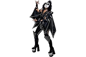 Men's Plus Size Adult Gene Simmons Kiss Costume Demon Costume