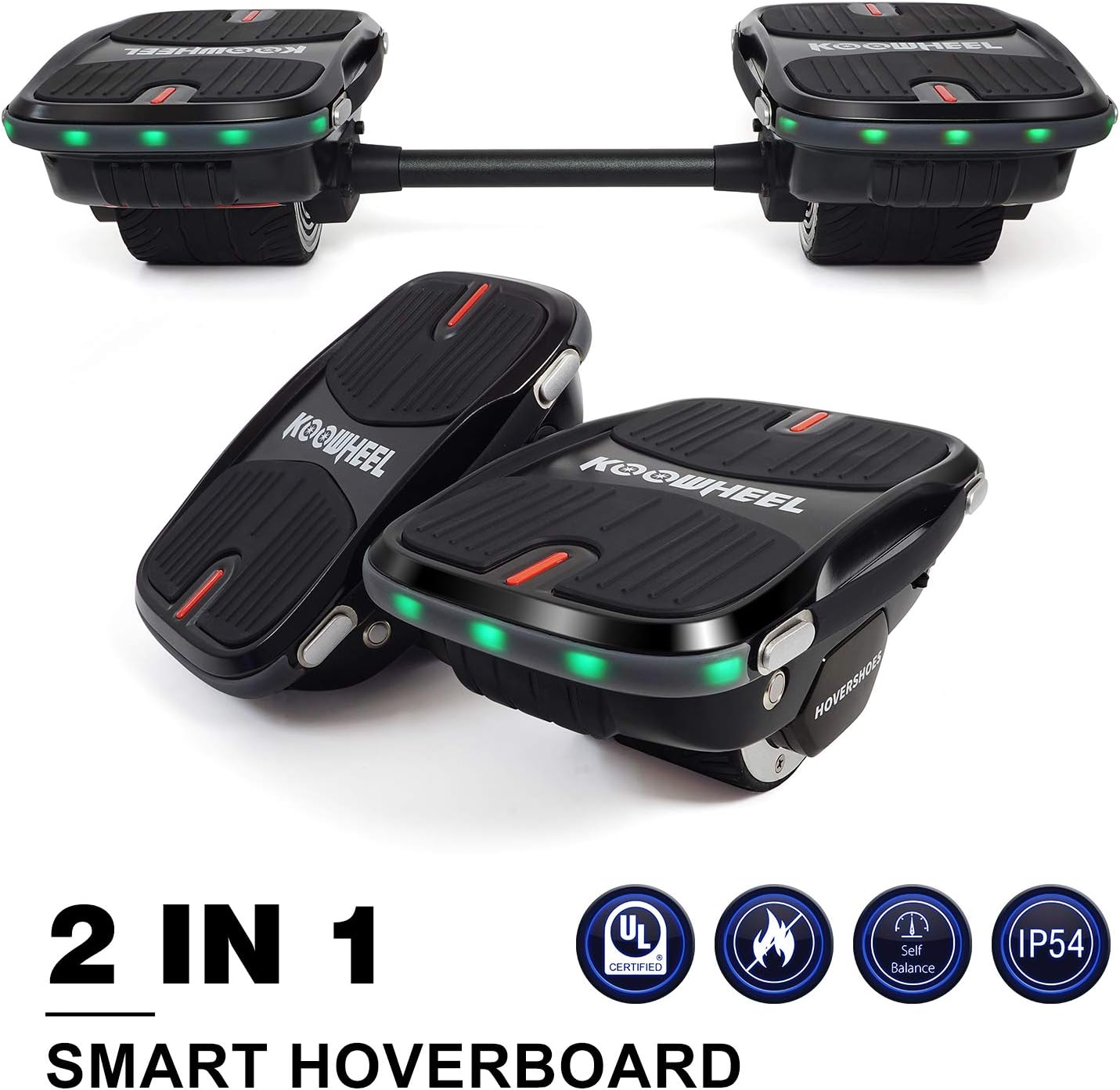 YDS Update Hoverboard Self Balancing Scooter with LED Lights Electric Scooter for Adult Kids Gift UL 2272 Certified