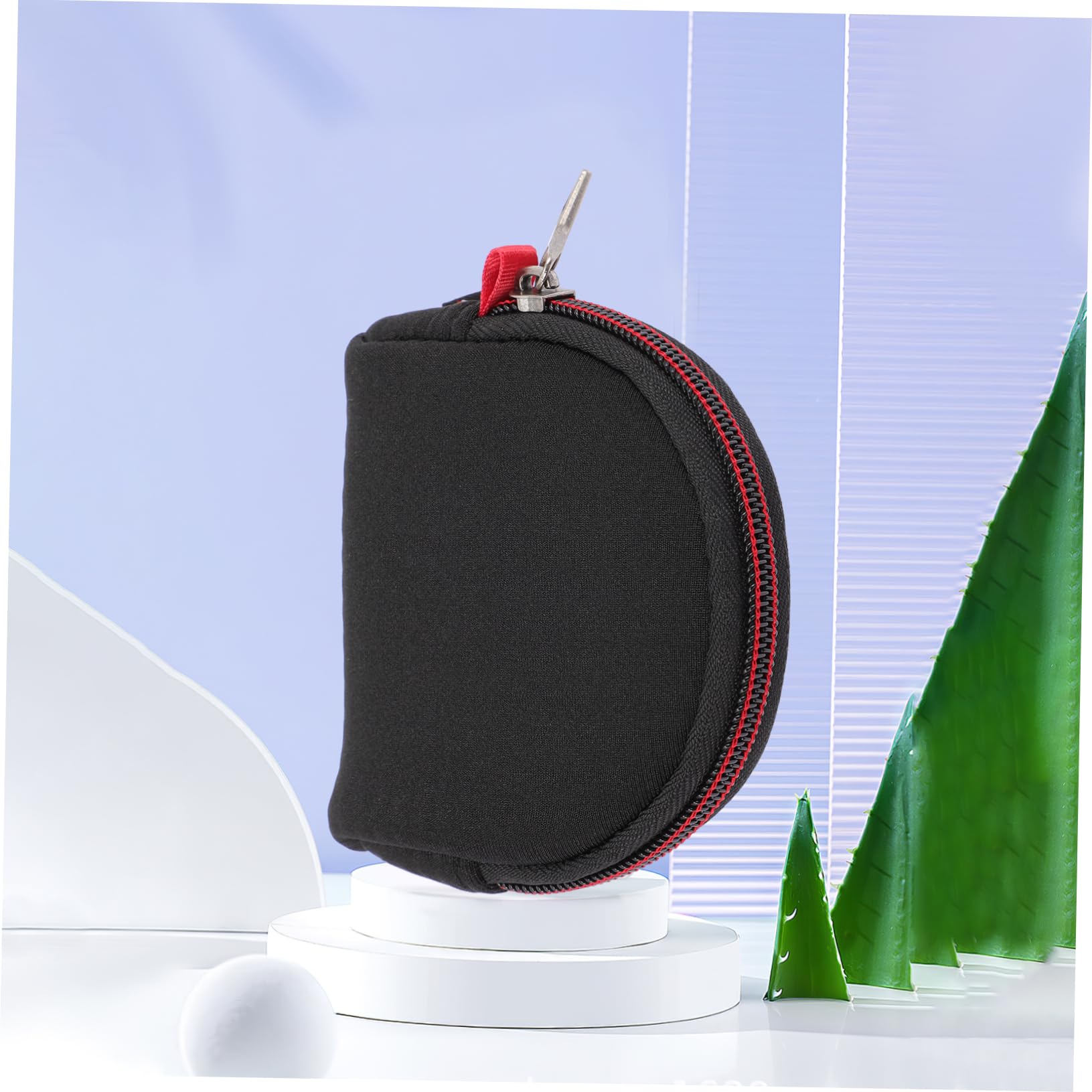 Étui Rond Léger et Pliable pour Filtre D'appareil Photo en Néoprène Plusieurs Styles Poches en Tissu Maillé pour Ranger Les Petits Accessoires Un Paquet Photo