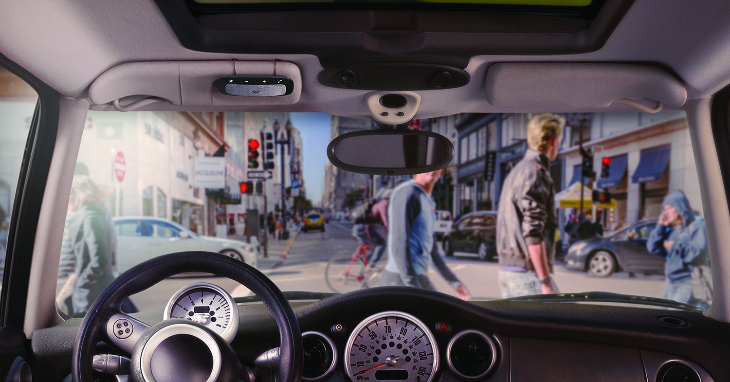 Motorola Sonic Rider I Bluetooth KFZ Freisprecheinrichtung I Freisprechanlage für sicheres Telefonieren im Auto I 45 Stunden Gesprächszeit I Wireless I Schwarz