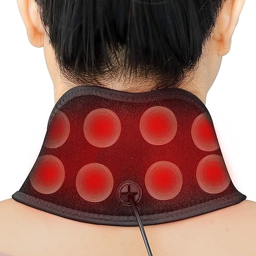 UTK Jade Stone Infrared Neck, Knee, or Wrist Neoprene Heating Pad Wrap with 3 Heat Settings, Auto Shutoff Timer, Remote Controller, and Carry Bag disponible en Yaxa Costa Rica