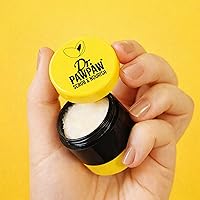 Vista 2 de Dr. PawPaw - Exfoliante Labial y Bálsamo Labial Dúo - Bálsamo Labial Hidratante con Pawpaw, Aloe, Aceites de Oliva y Ricino - Exfoliante Labial