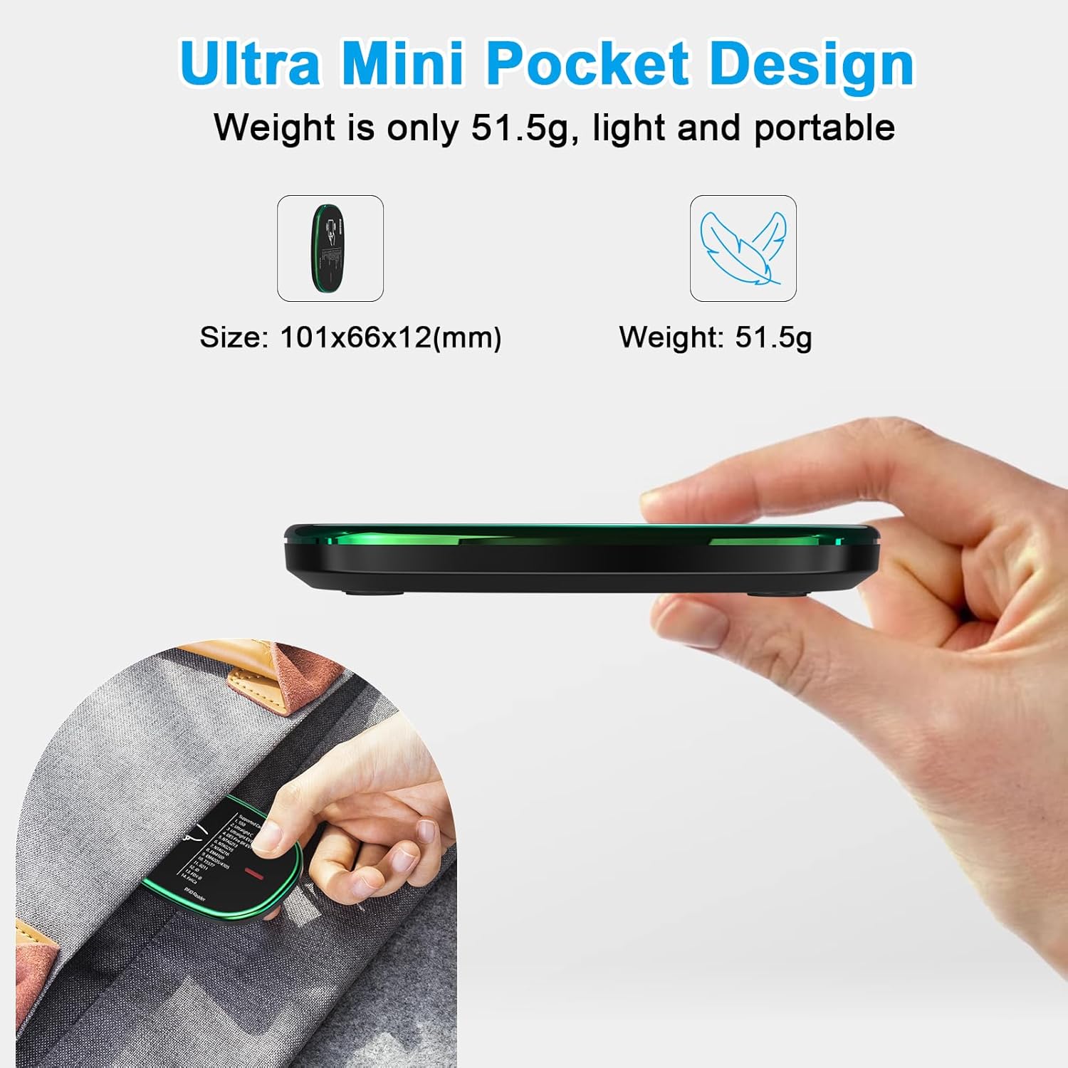 RFID Reader 125KHz and 13.56Mhz Card USB Reader Plug and Play USB HID Device Emulate Keyboard for Win Linux Android iOS Black