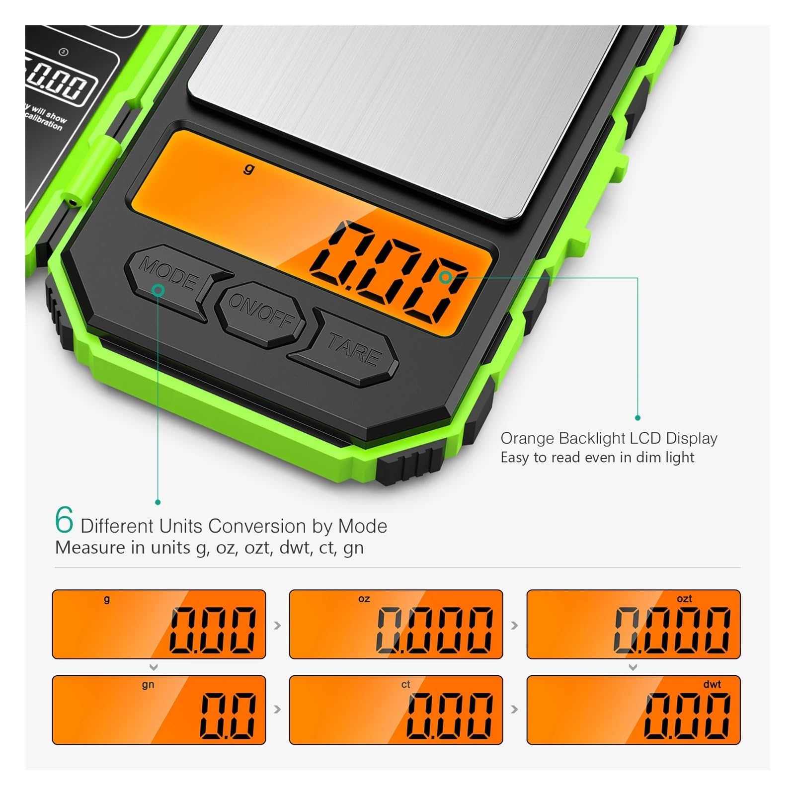 Bascula Precision Báscula de Cocina Báscula digital Mini báscula electrónica portátil de 200g/0,01g, báscula de bolsillo profesional de precisión con pesas de calibración de 50g para uso doméstico y d