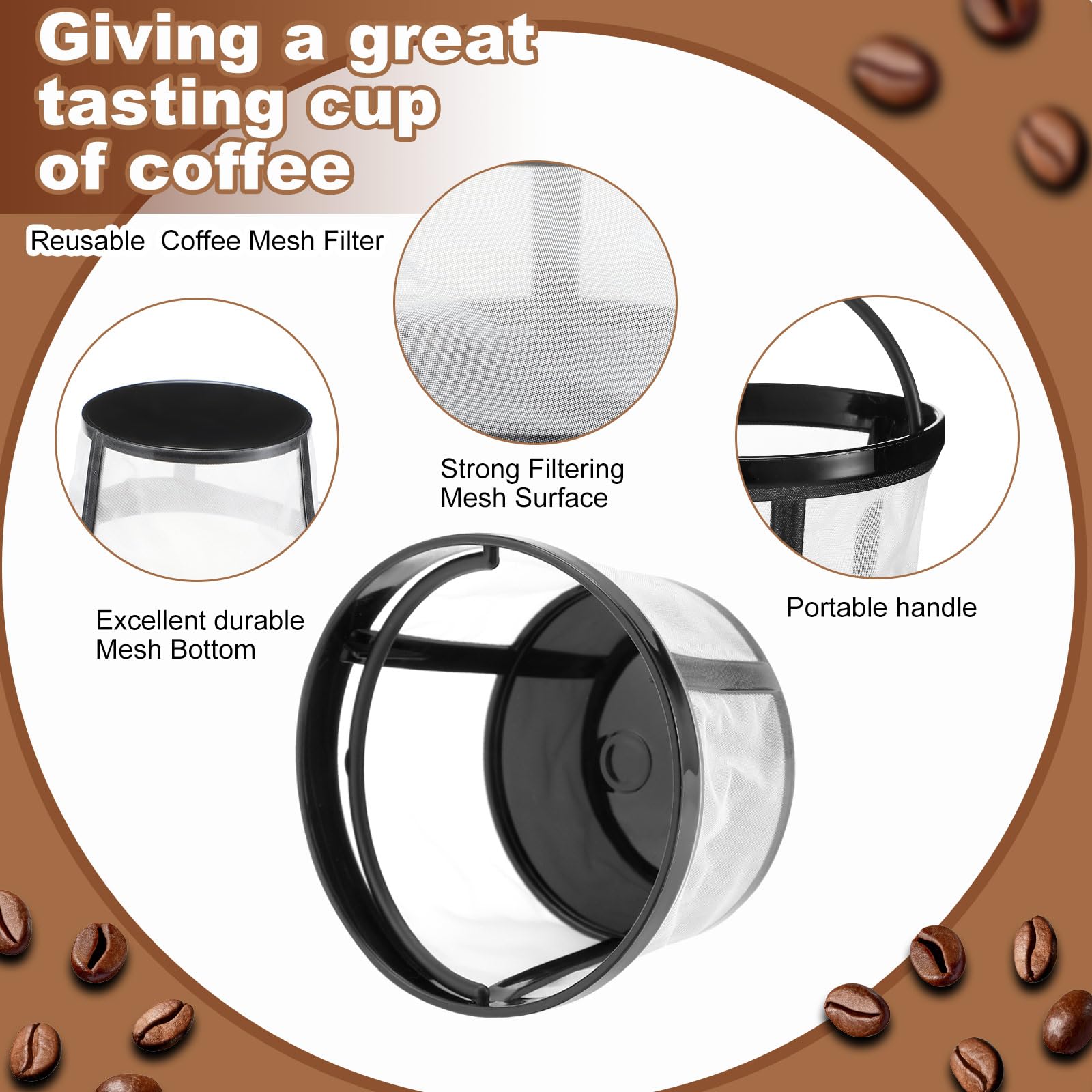 best reusable k cup for stronger coffee All Stainless Steel 5-Hole Reusable K-Cup for Keurig  Plastic-Free
