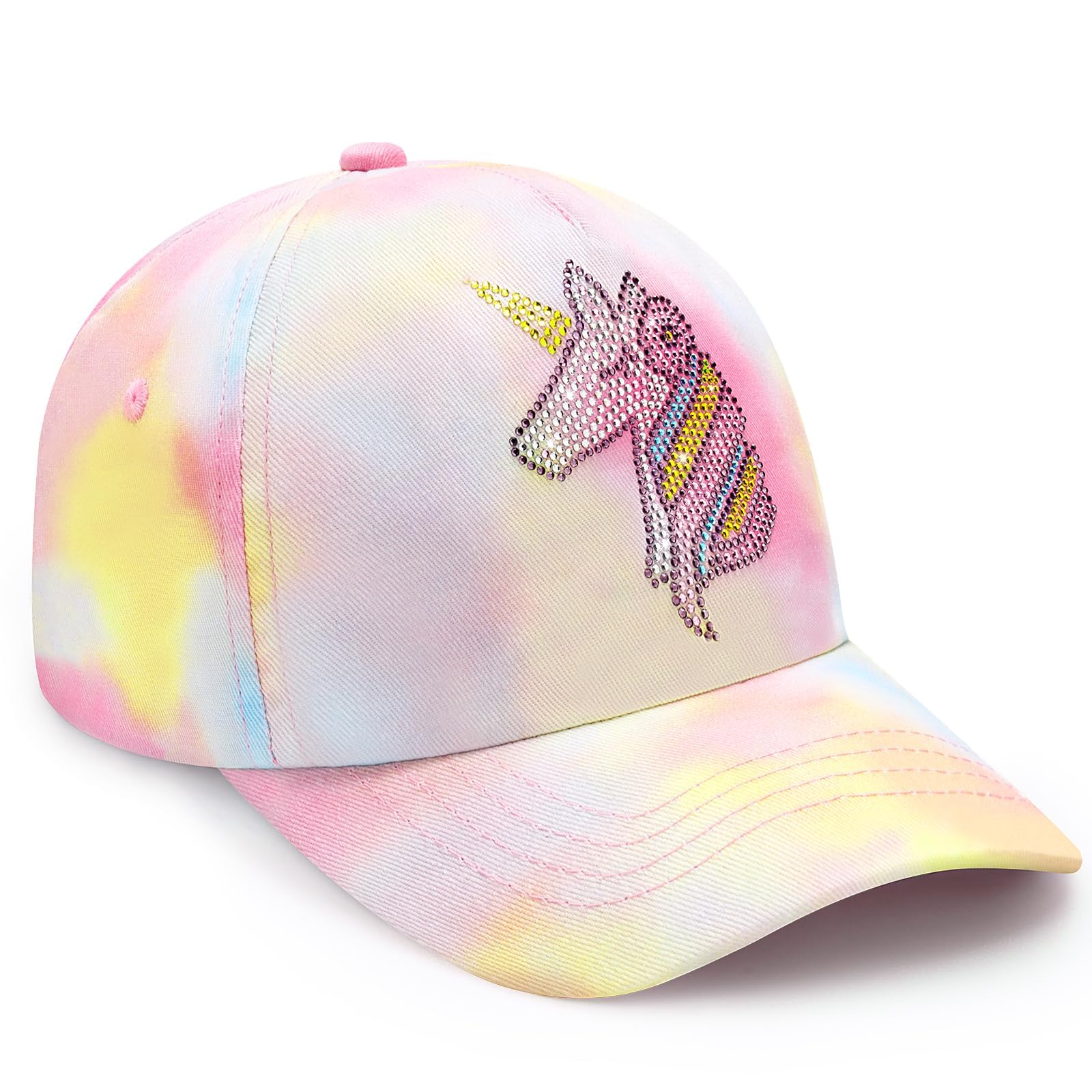 WAWSAM Kids Baseball Hat Unicorn Girls Baseball Cap Toddler Trucker Hat Girls Hats for Kids Ages 4-8