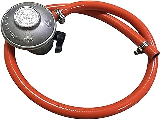 BillyOh Universal BBQ Gas Propane Regulator & Hose Kit | Gas Propane Regulator Cooker Kit | 37 mbar Outlet Pressure, Ideal for Propane gas Bottle Barbecue