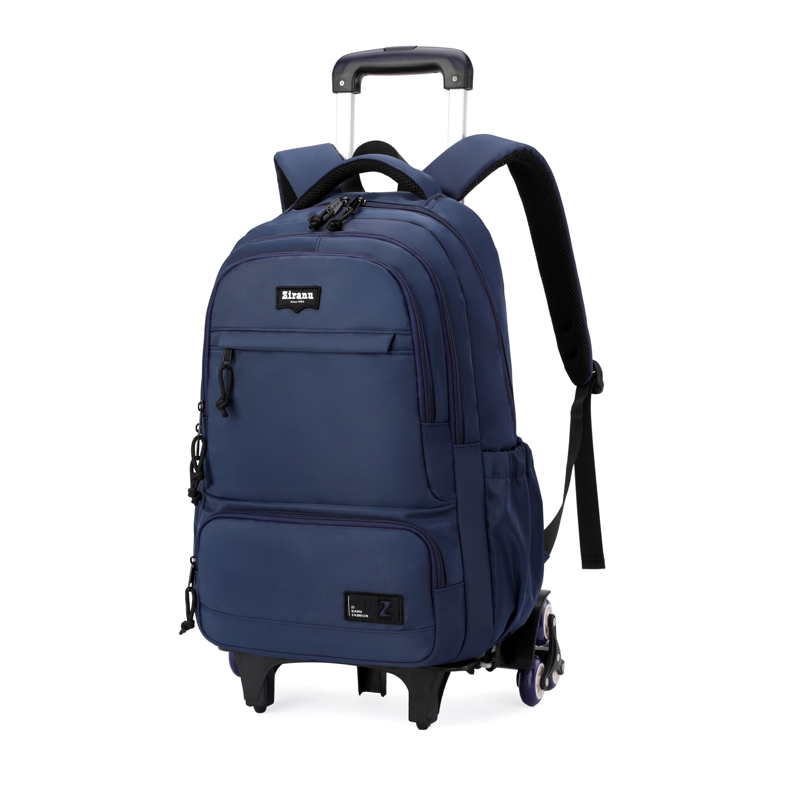ETAISHOW Rolling Backpack for Boys with Wheels Roller Backpack Wheeled School Bag for Teen Boys Blue